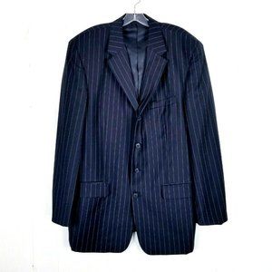 Paulo Solari 100% Wool Striped Sport Coat Jacket
